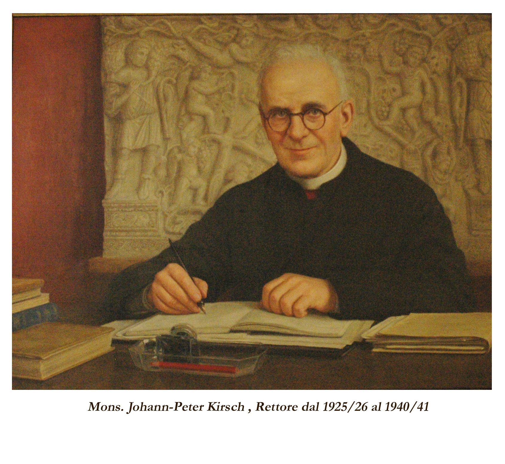 Monsignor Johann-Peter Kirsch, Rettore dal 1925/26 al 1940/41